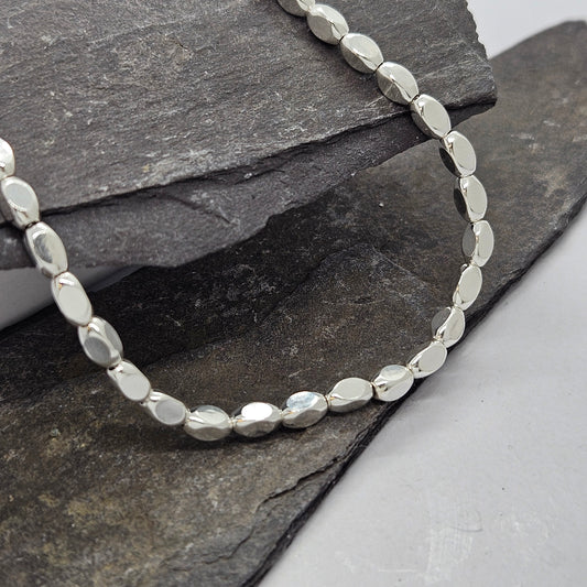 Silver Pebble Necklace