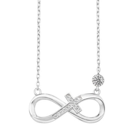 Infinity Cross Necklace