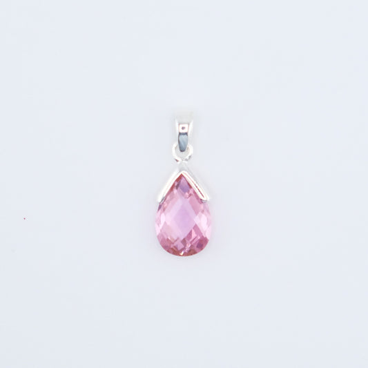 Pink Facet Drop