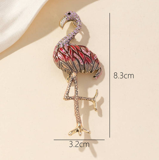 Flamingo Brooch