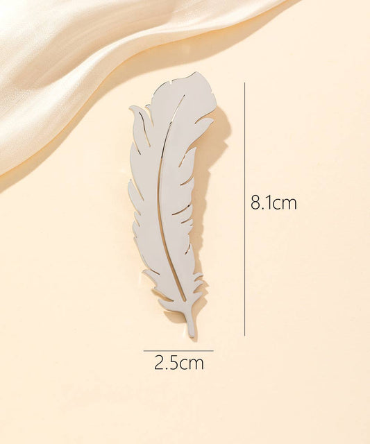 Long Feather Brooch GP