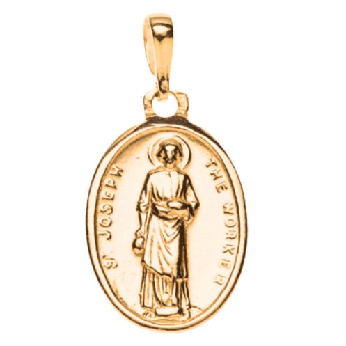 9ct St Joseph The Worker
