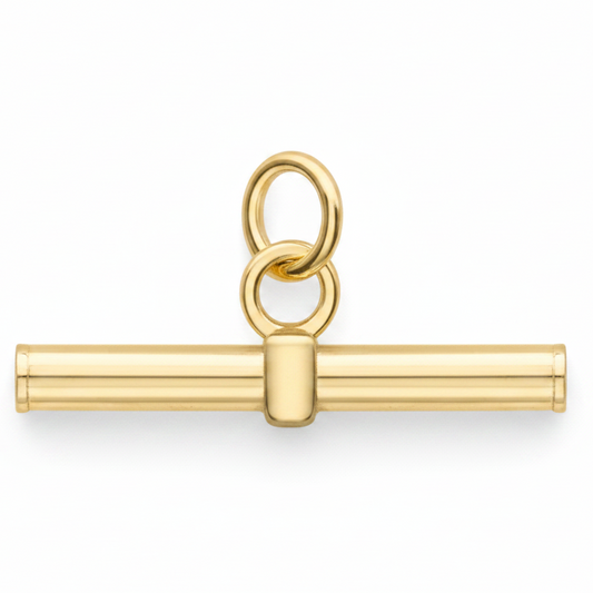 20mm 9ct gold T-bar