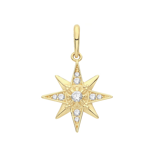 9ct Star CZ