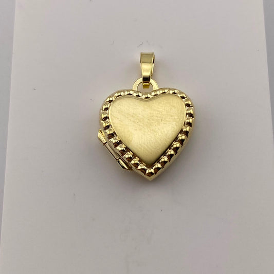 15mm 9ct heart