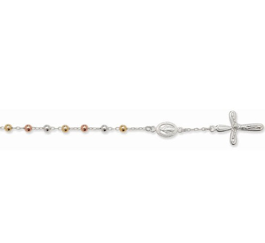 Rosary Bracelet 3 tone