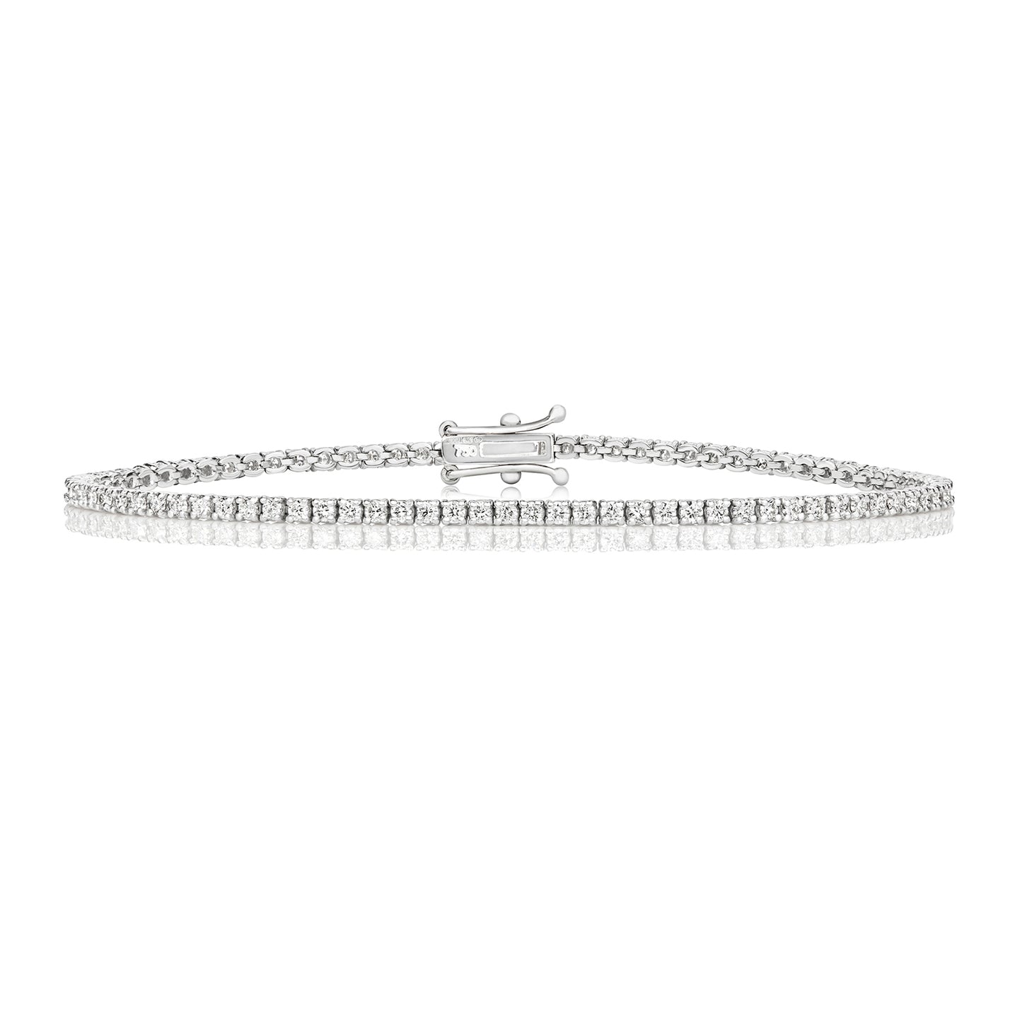 18ct WG Tennis Bracelet FG/VS2 1.7ct