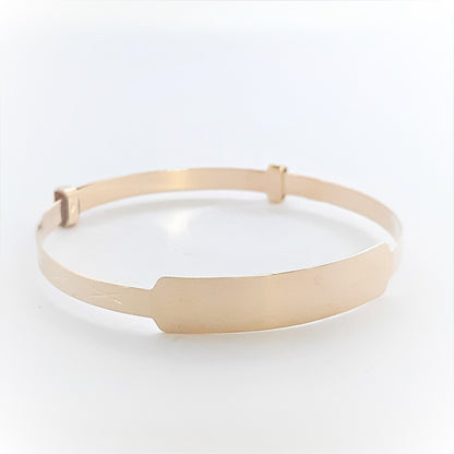 9ct Baby Bangle D/C