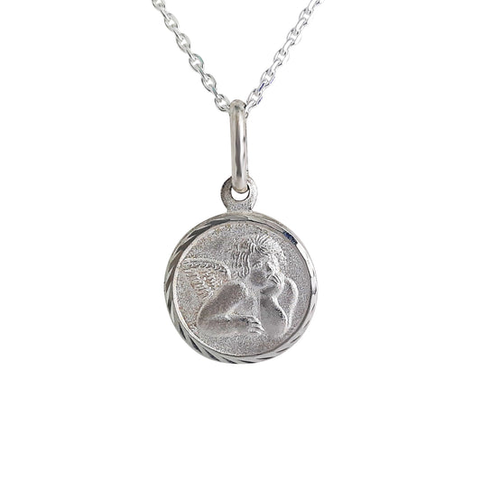 Cherub angel medal