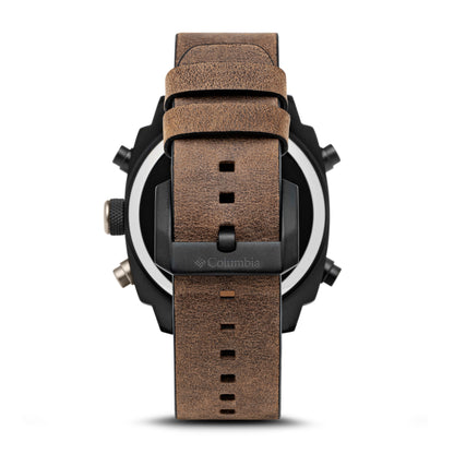 Ridge Runner Ana-digi Dark Brown Leather