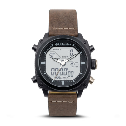 Ridge Runner Ana-digi Dark Brown Leather