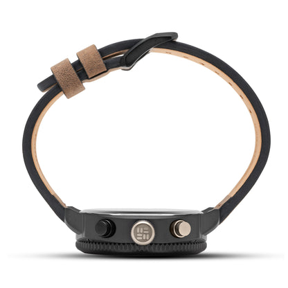 Ridge Runner Ana-digi Dark Brown Leather