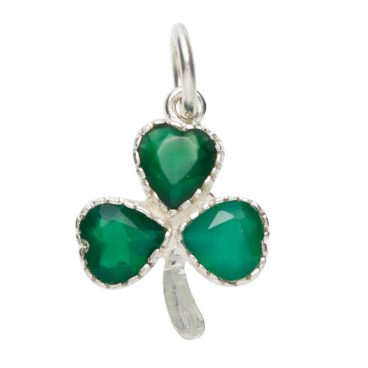 Green StoneSet Shamrock
