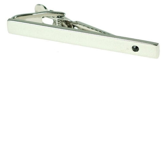 Polished Tie Bar CZ