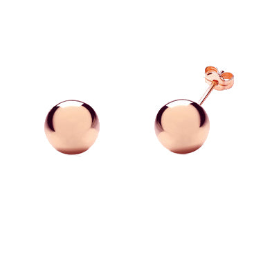 9ct Ball 8mm Rose