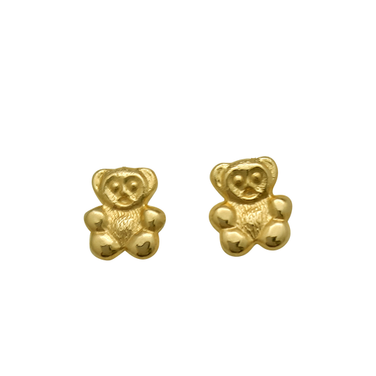9ct Bear Studs