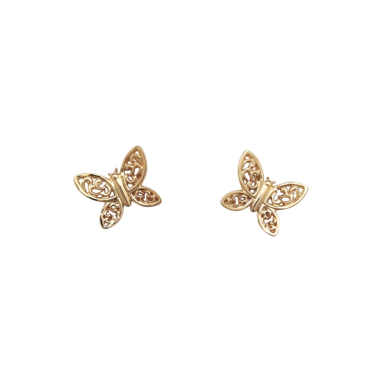 9ct Butterfly Stud