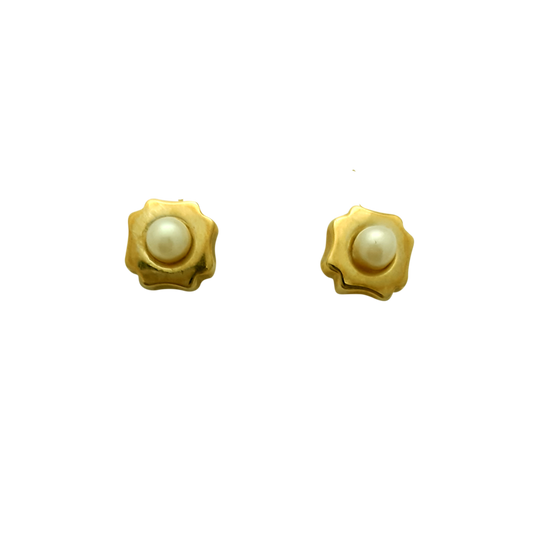9ct Framed Pearl Studs
