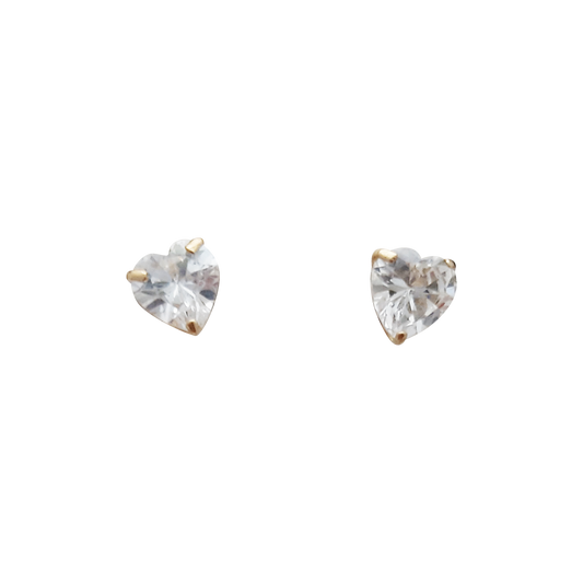 9ct 5mm Cz Heart