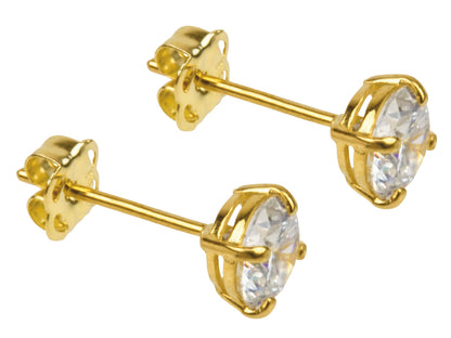 9ct 5mm Claw/Cz