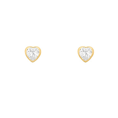 9ct Heart Cz