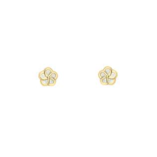 9ct Flower Studs