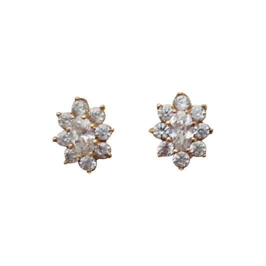 9ct Oval Cluster Czs