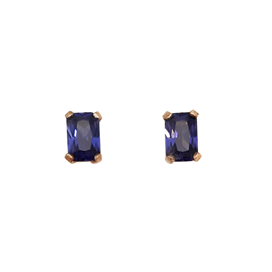 9ct Rect Tanz Cz