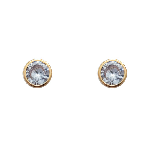 9ct 6mm Cz Rubover