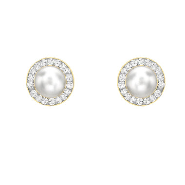 9ct Pearl CZs surround