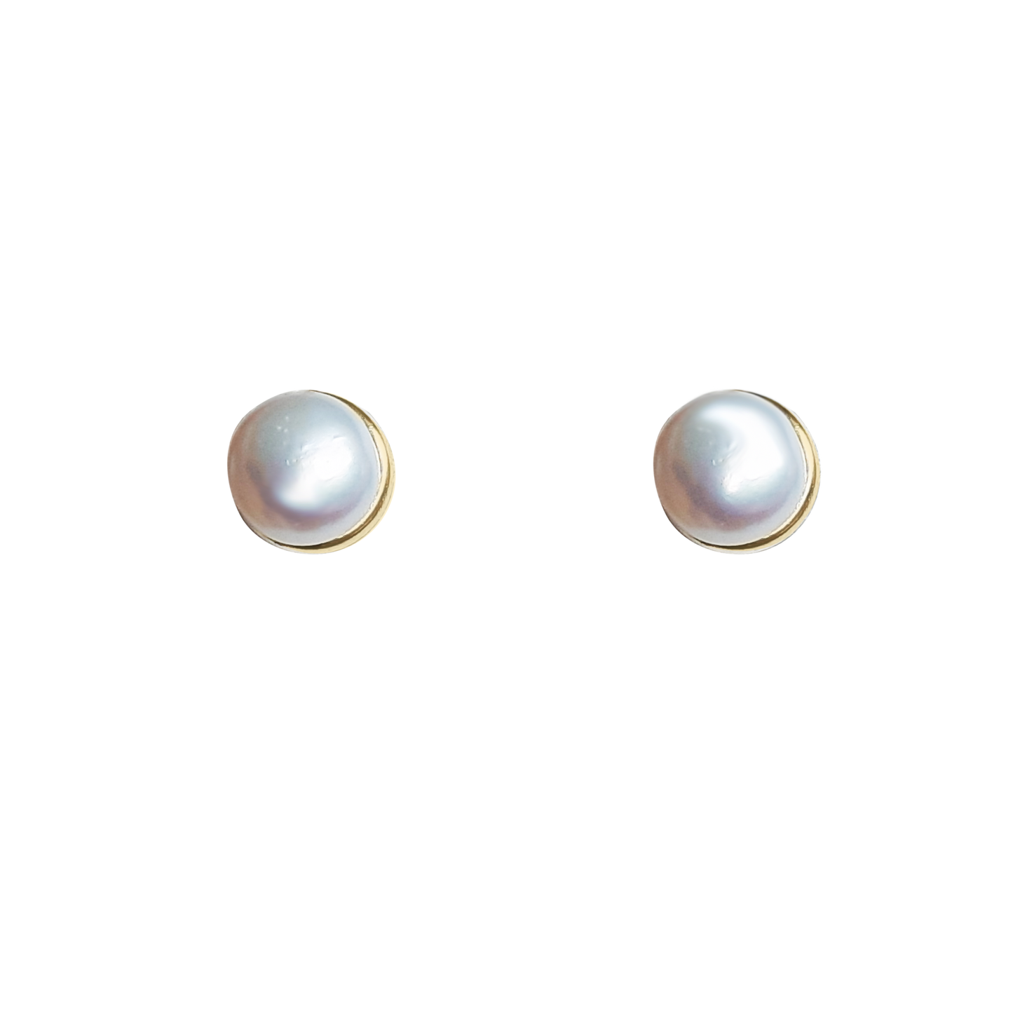 9ct 5mm Button Pearl