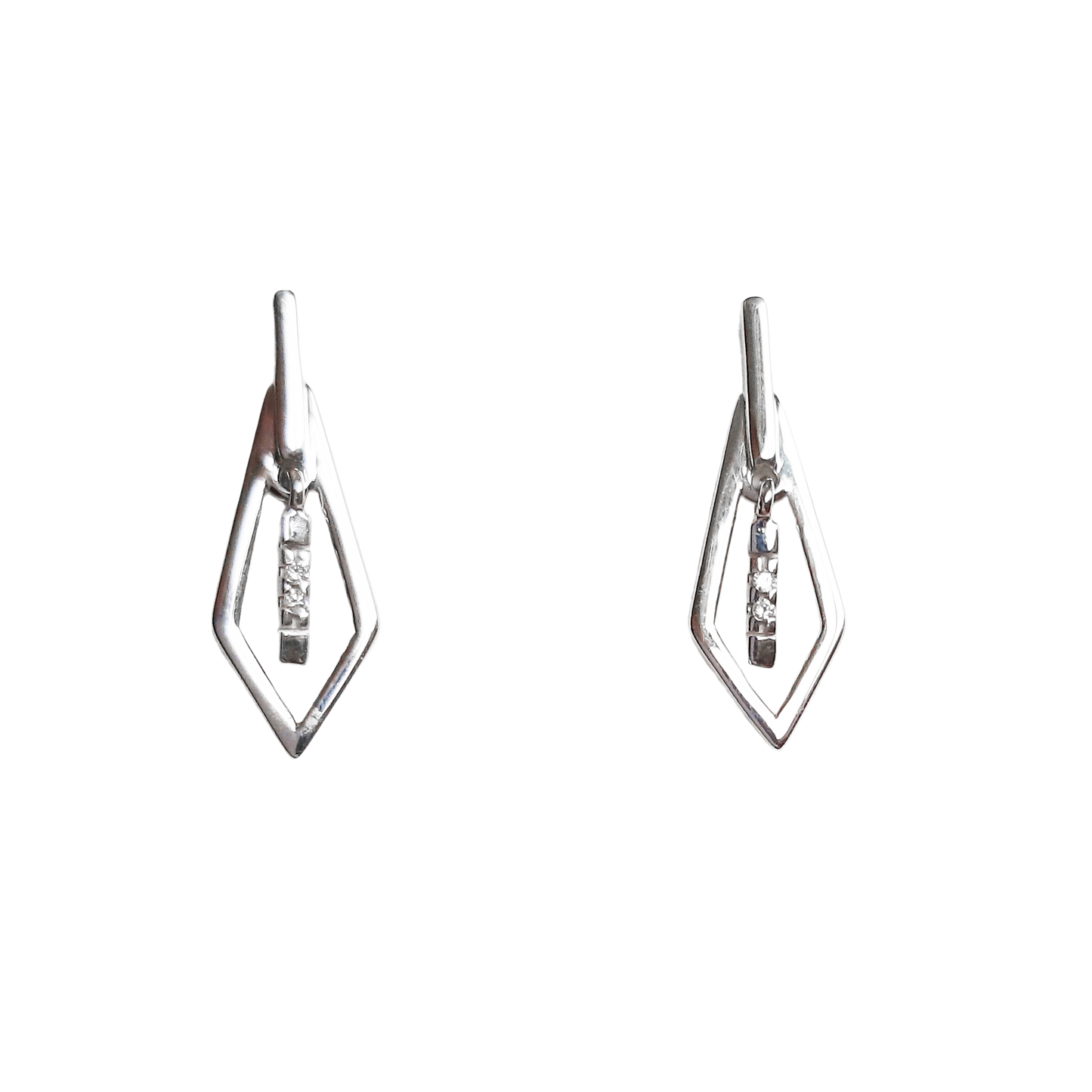 9ct Open Kite WG Dia