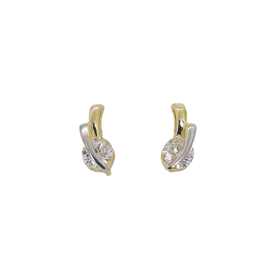 9ct 2tone CZ sweep