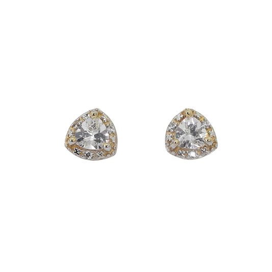 9ct Trillion Cluster studs