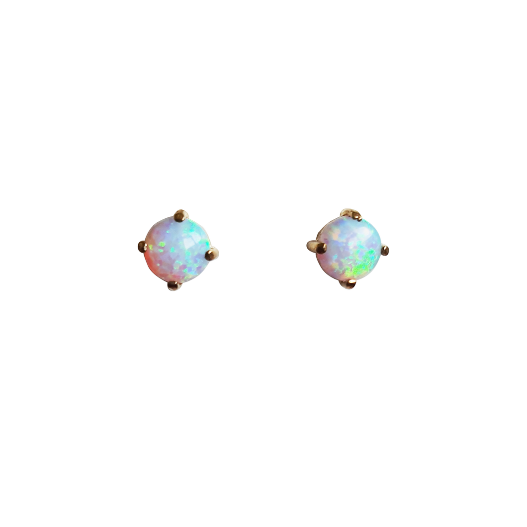 9ct 5mm Opal Studs