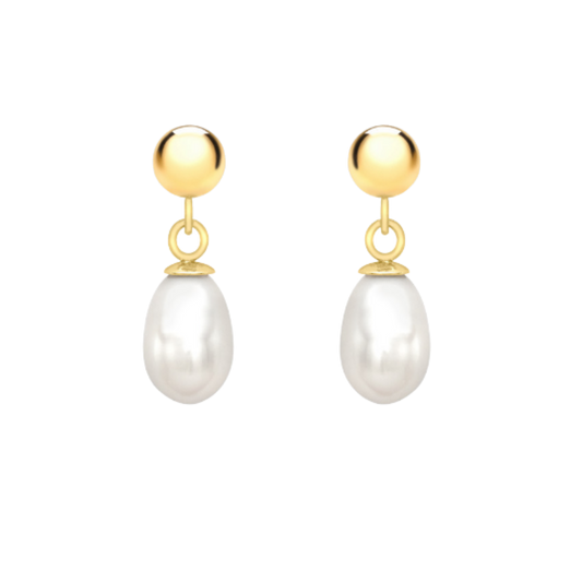 9ct Pearl Drop