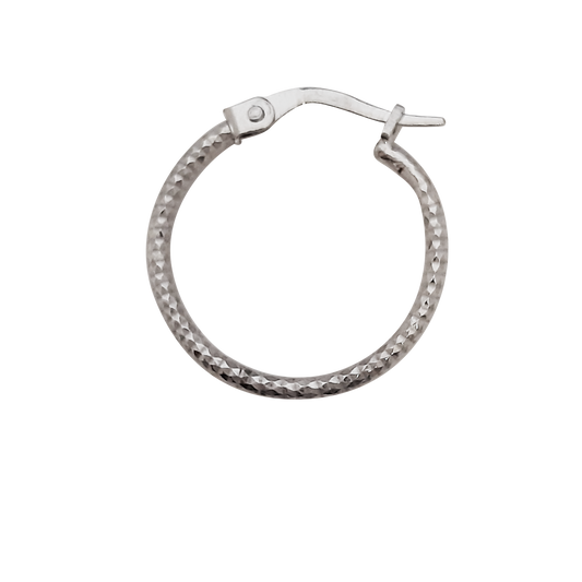 9ct Wg D/C Hoop