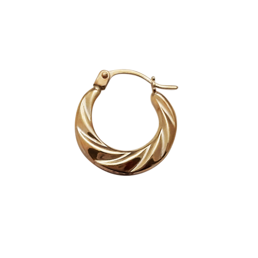 9ct Mini Twist Creole