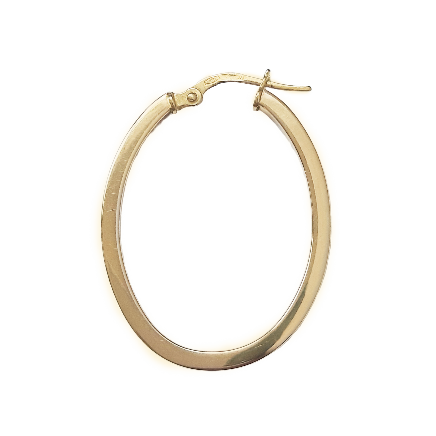 9ct Oval Hoop