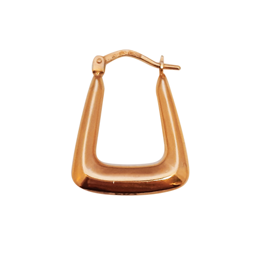 9ct Square Corners Creole