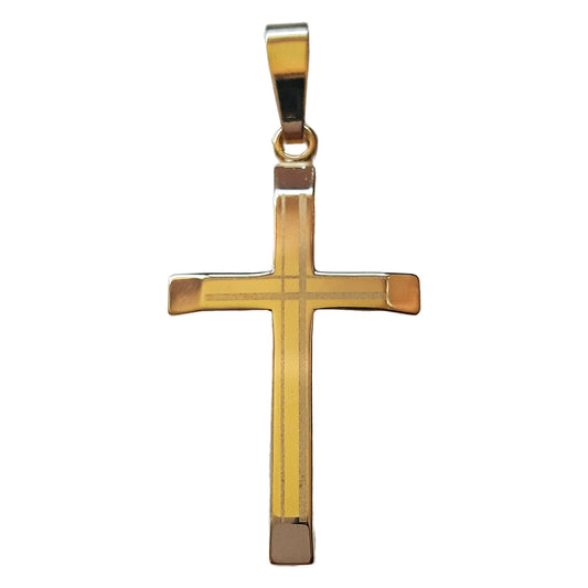9ct 27mm Cross