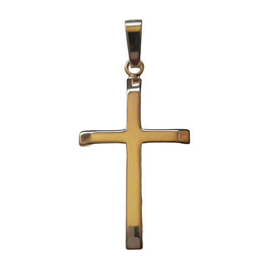 9ct 22mm Cross