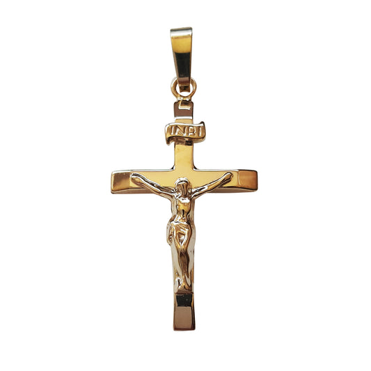 9ct 22mm Crucifix IN