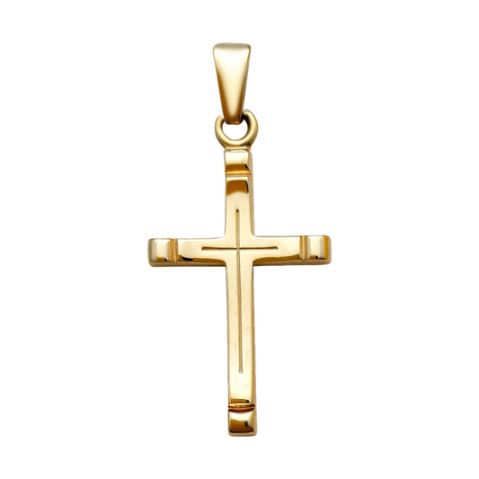 9ct 22mm Cross