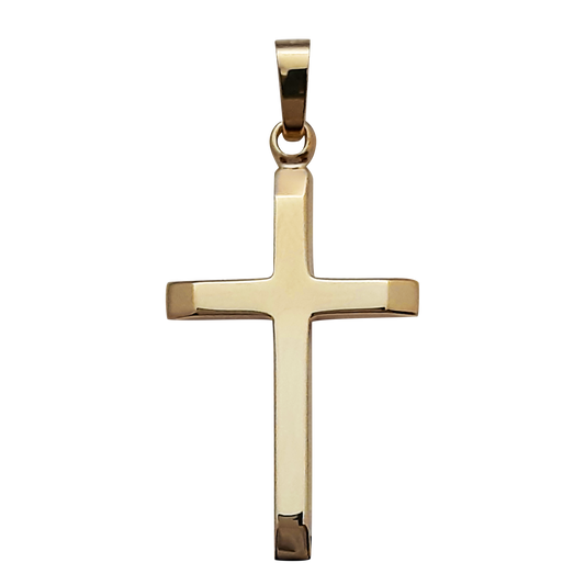 9ct 25mm Cross