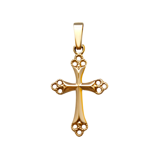 9ct 19mm Cross Open