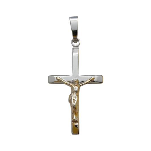 9ct 22mm WG Crucifix
