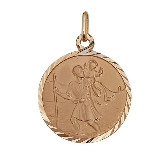 9ct 20mm St Chris
