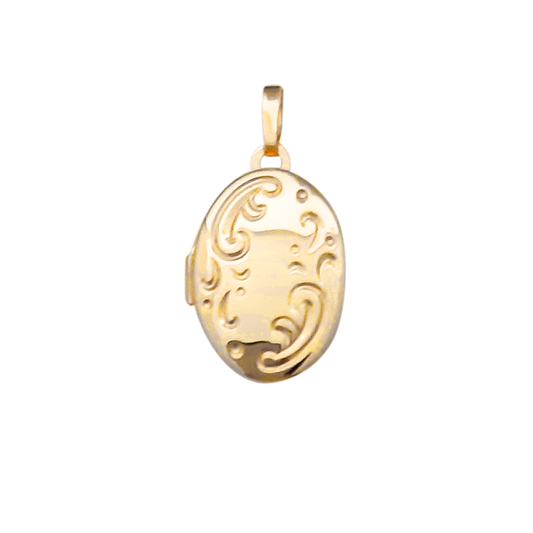 9ct 15mm Paisley