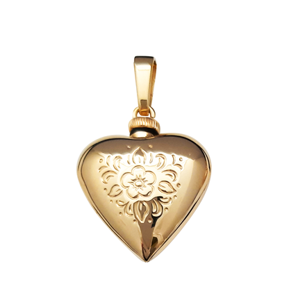 9ct 22mm Heart Container